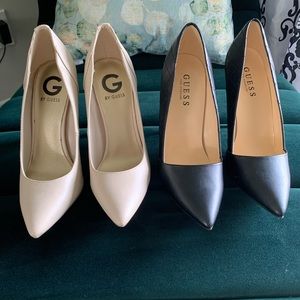 Guess Stilettos - 1 Black & 1 Nude - 7.5 Womens